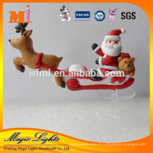 Mini Noël Décoration Sleigh Santa Claus